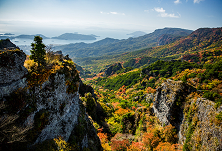 寒霞渓の紅葉